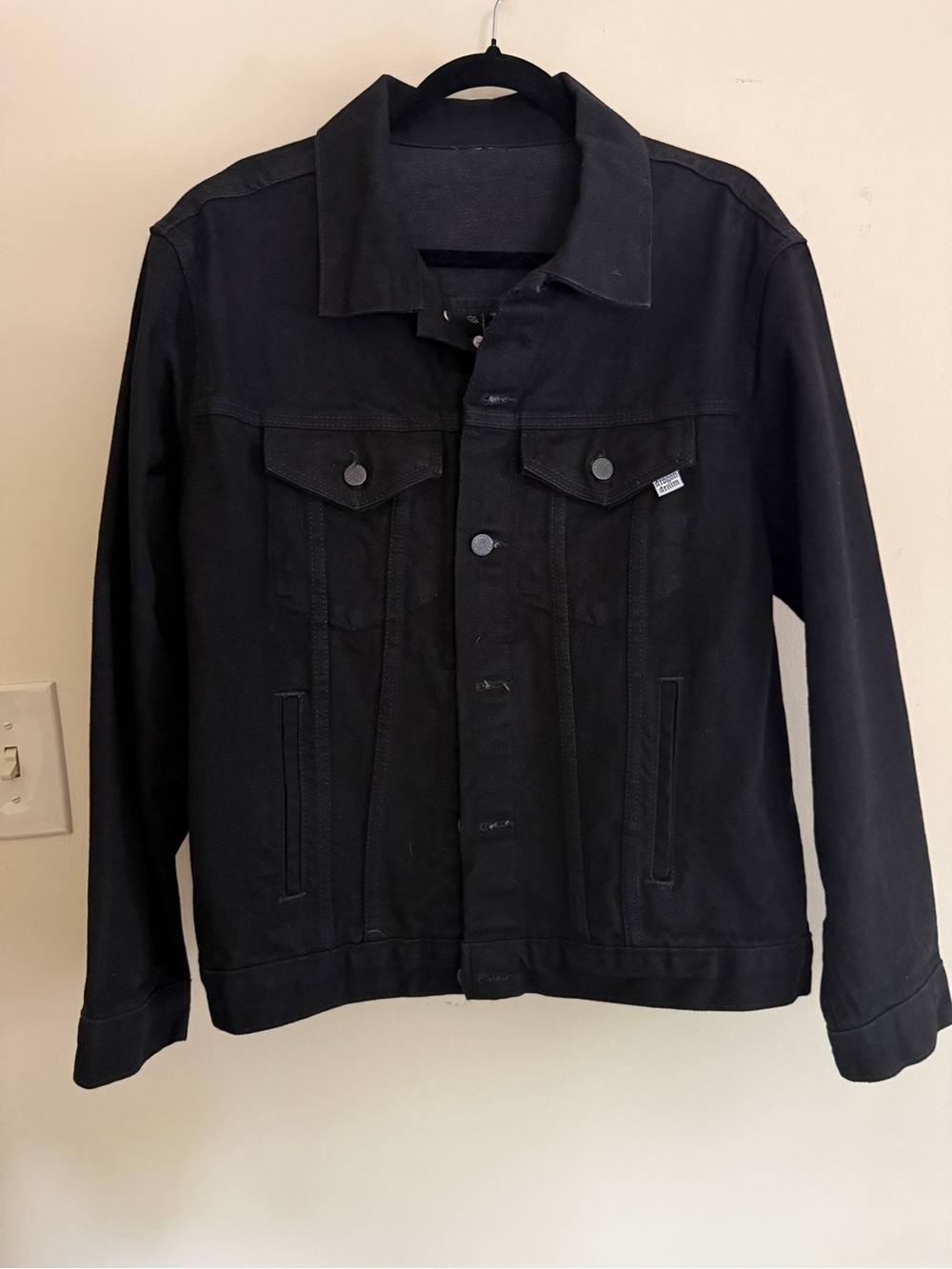 Dragon Denim Black Floral Jacket - Picture 2 of 4
